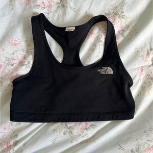 The North Face Black Racerback Sports Crop Top